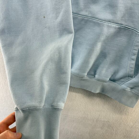 Ninth Hall Fundamentals Sweatshirt Men's XL Blue Boxy Faded Distressed Logo - Picture 12 of 16